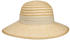 Seeberger Hats Rileja Stripes Strohschute natur