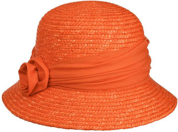 Seeberger Hats Kassida Strohglocke orange