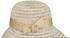 Seeberger Hats Strohglocke mit Sinamay-Schleife beige