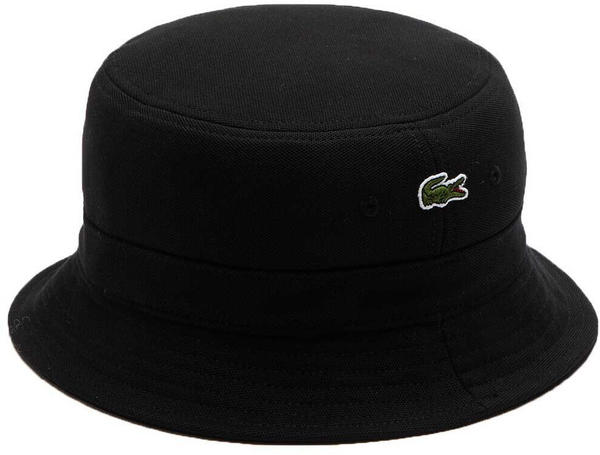 Lacoste Unisex Organic Cotton Bucket Hat black