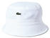 Lacoste Unisex Organic Cotton Bucket Hat white