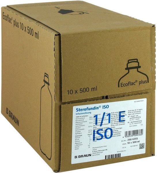 B. Braun Sterofundin Iso Ecoflac Plus (10 x 500 ml)