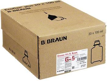 B. Braun Glucose 5 % Ecoflac Plus Infusionslösung (20 x 100 ml)