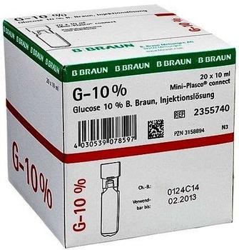 B. Braun Glucose 10% Braun Mini Plasco Connect (20 x 10 ml)