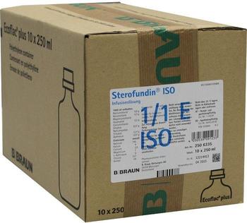 B. Braun Sterofundin Iso Ecoflac Plus Inf.-Lsg. (10 x 250 ml)