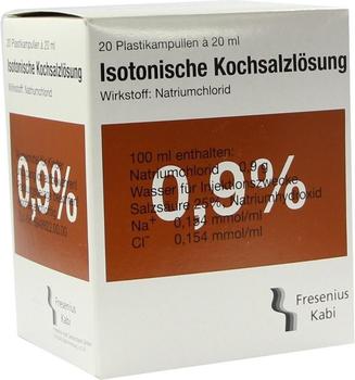 Fresenius Kochsalzloesung 0,9% Plastikamp.fresenius (20 x 20 ml)