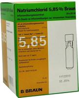 Natriumchlorid 5,85% Braun MPC Infusions 20X20 ml
