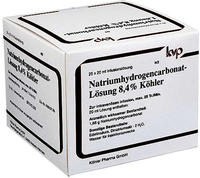 PZN-DE 02782828, K&ouml;hler Pharma Natrium Hydrogencarbonat 8,4% 25X20 ml,...