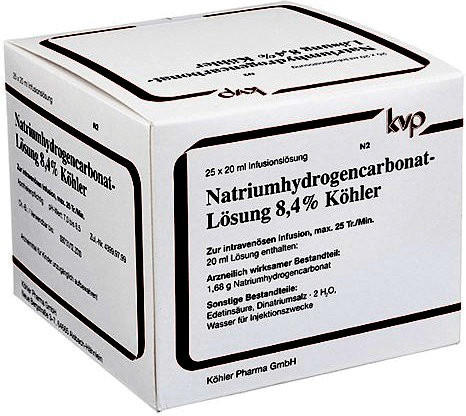 Köhler Pharma Natrium Hydrogencarbonat 84% (25 x 20 ml)