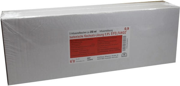 Eifelfango Isotonische Kochsalz-Lösung 0.9 % (5 x 250 ml)