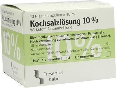 Fresenius Kochsalzlösung 10% Ampullen (20 x 10 ml)