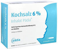 Kochsalz 6% Inhalat P&auml;dia Ampullen 60 St