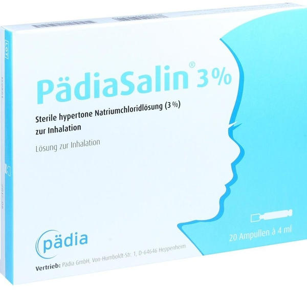 Pädia Arzneimittel PädiaSalin 3% Inhalationsampullen (20 Stk.)