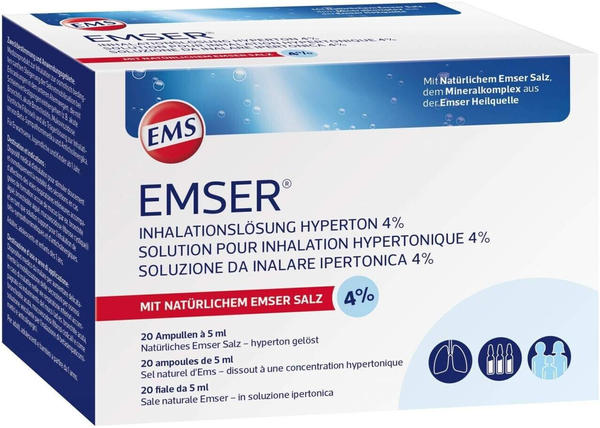 Sidroga Emser Inhalationslösung hyperton 4% Ampullen (20x5ml)