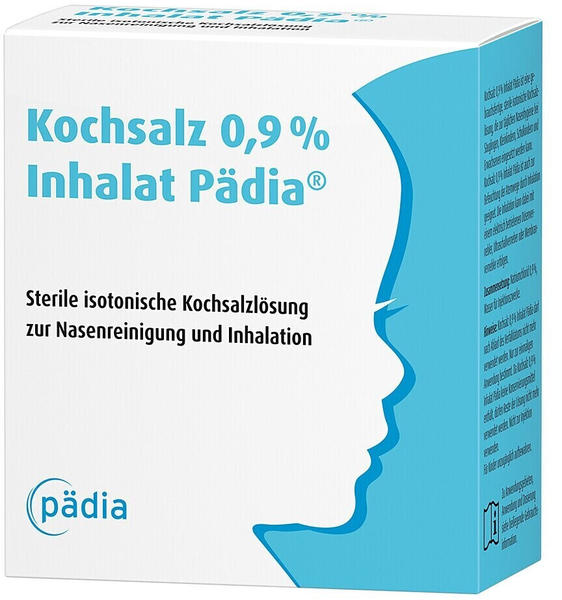 Pädia Arzneimittel Kochsalz 0,9% Inhalat Ampullen (60 x 2.5ml)