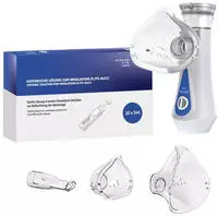 IEA Medical Inhalationsger&auml;t und Kochsalzl&ouml;sung (20x5ml) Bundle 2 St