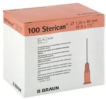B. Braun Sterican Kanuelen 18Gx1 1/2 1,2 x 40 mm (100 Stk.)