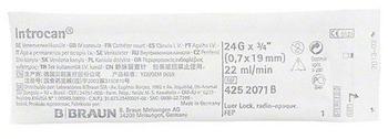 B. Braun Introcan Kanuele 0,7 x 19 mm Ohne Fixierfluegel