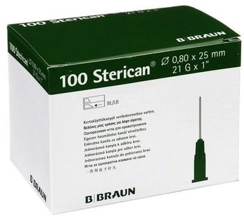 B. Braun Sterican Kanuelen 21Gx1 0,8 x 25 mm (100 Stk.)