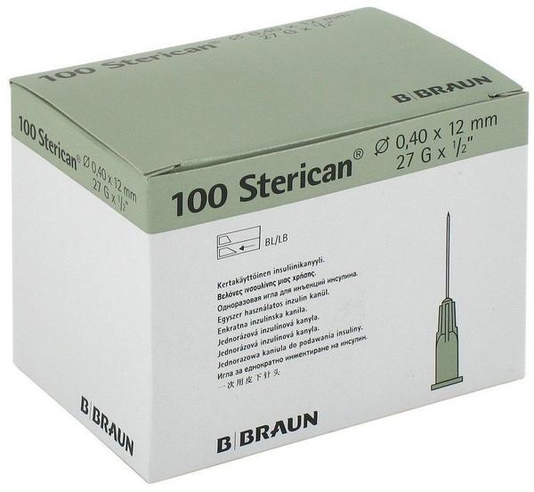 B. Braun STERICAN Ins.Einm.Kan.27Gx1/2 0,40x12 mm (100 Stk.)