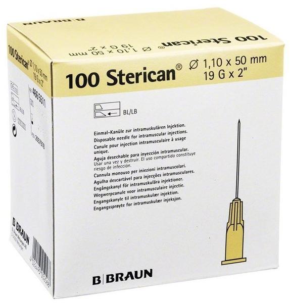B. Braun Sterican Kanuelen 19Gx2 1,1 x 50 mm (100 Stk.)