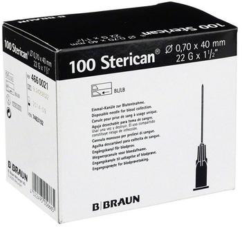B. Braun Sterican Kanuelen 22Gx1 1/2 0,7 x 40 mm (100 Stk.)