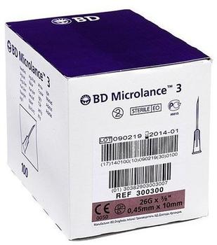 Becton Dickinson Bd Microlance Kanuele 26 g 3/8 0,45 x 10 mm (100 Stk.)