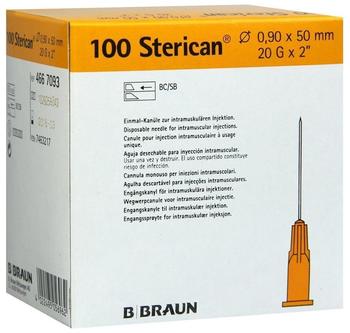 B. Braun Sterican Kanuelen 20Gx2 0,9 x 50 mm (100 Stk.)