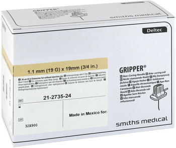 Smiths Medical Gripper Port A-Cath Nadeln 19 G x 19 mm (12 Stk.)