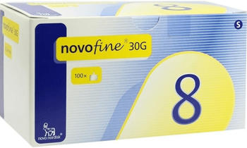 ACA Müller NOVOFINE 8 Kanülen 0,30x8mm (100 Stück)