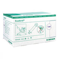 Exadoral B.braun Orale Spritze 1 ml 100 St