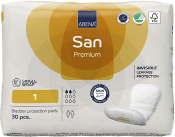 Abena San 1 Premium Einlagen (30 Stk.)