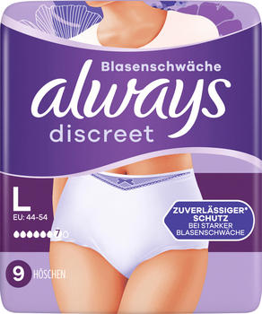 Always Discreet Pants Plus L (9 Stk.)