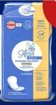 Satessa Diskret Hygiene-Einlagen Normal
