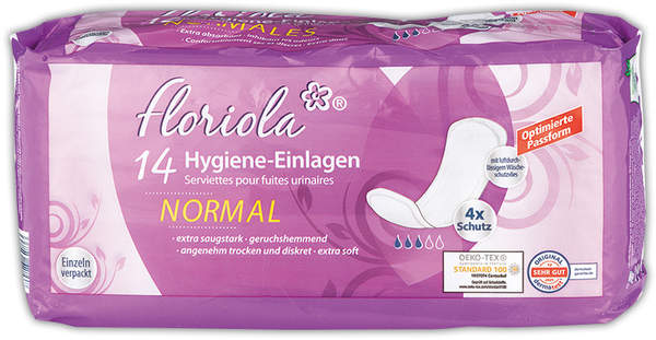 Floriola Hygiene-Einlagen Normal