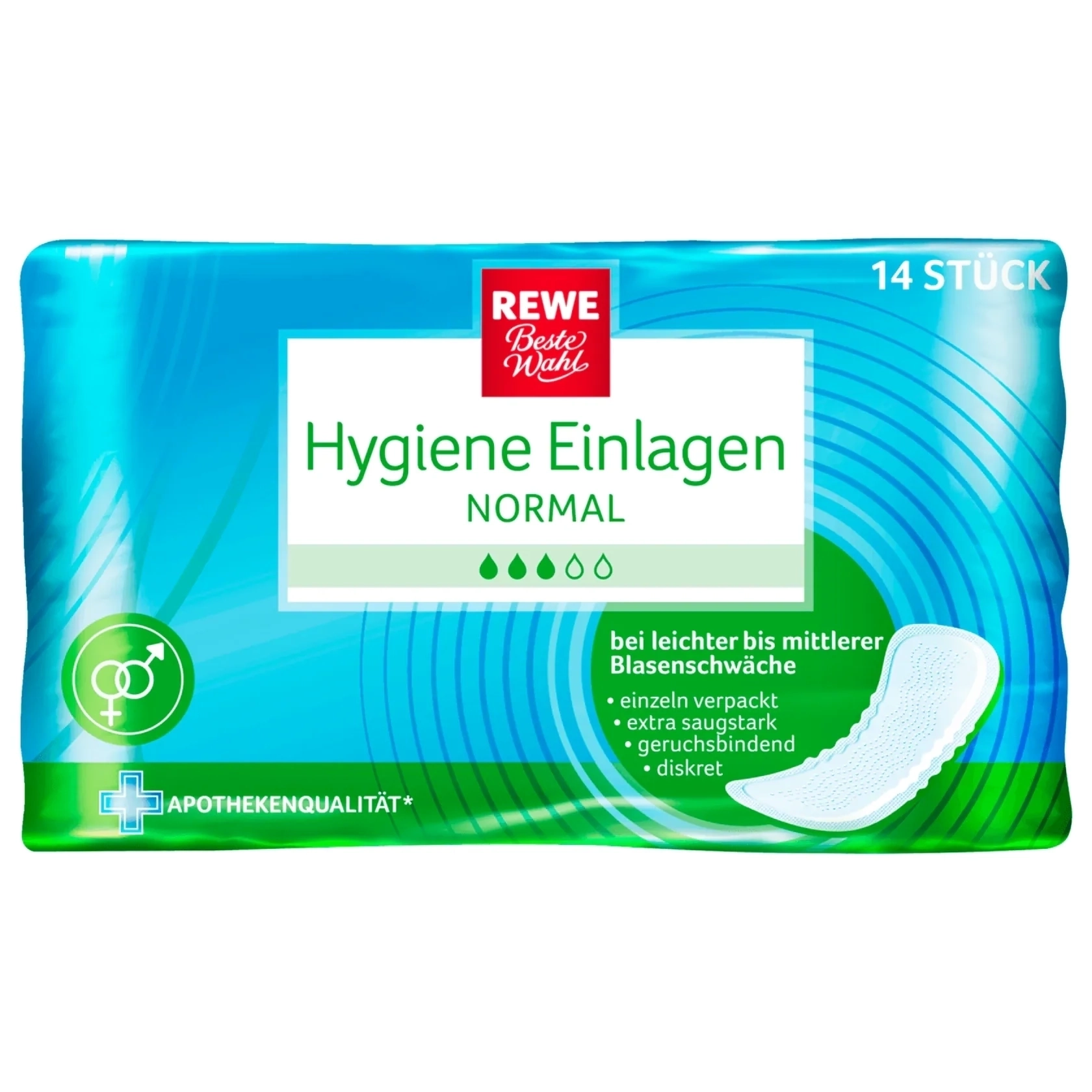 Rewe Beste Wahl Hygiene Einlagen normal