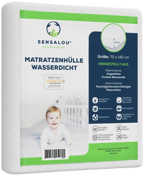 Sensalou Matratzenbezug mit Reissverschluss 70 x 140 cm