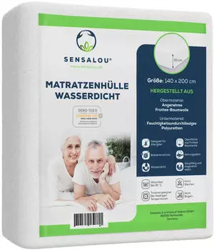 Sensalou Encasing Matratzenbezug Reissverschluss 140 x 200 cm