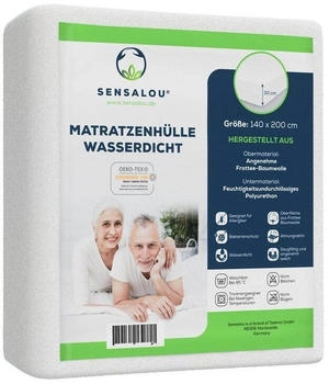Sensalou Matratzenbezug mit Reissverschluss f&uuml;r Allergiker 140 x 200 x 30 cm