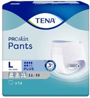 TENA ProSkin Pants Plus L, 14 St&uuml;ck 4X14 St