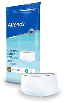 Attends Stretch Pants Regular L weiß (15 Stk.)