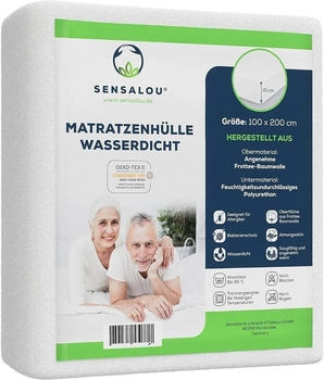 Sensalou Encasing Matratzenbezug mit Reissverschluss 100 x 200 cm