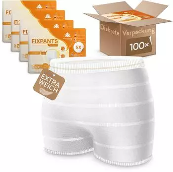 Harmony Care Harmony Care Fixpants Premium extra weiche Netzhosen bei Inkontinenz und Wochenbett Fixierhosen 100 St