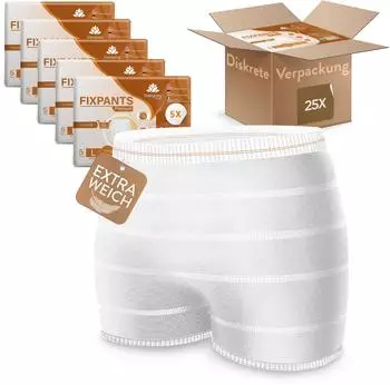 Harmony Care Harmony Care Fixpants Premium extra weiche Netzhosen bei Inkontinenz und Wochenbett Fixierhosen 25 St
