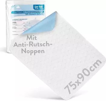 Harmony Care Harmony Care waschbare Anti-Rutsch-Inkontinenzunterlage 4 St