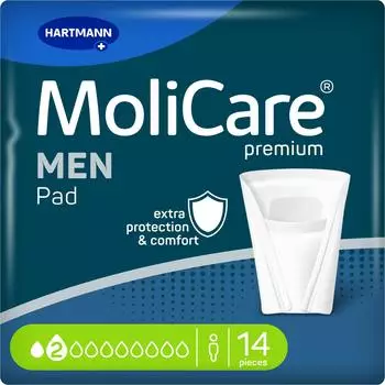 Hartmann MoliCare Premium MEN PAD 2 Tropfen (MoliMed for active) 12 x 14 Stück