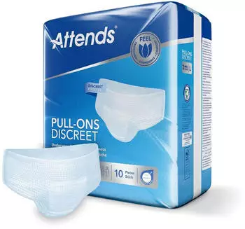 Attends Pull-Ons Discreet Underwear 3 L 10 Stück