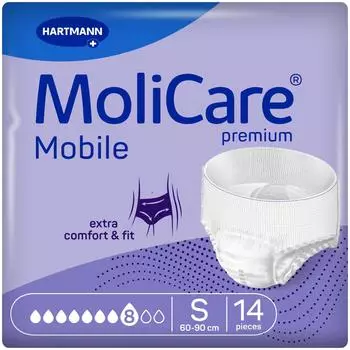 Hartmann MoliCare Premium Mobile 8 Tropfen Größe S 14 Stück