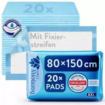 Harmony Care Harmony Care rutschfeste Inkontinenz Bettunterlage einweg 120 St