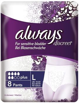 Always Discreet Inkontinenz Pants Plus Large (8 Stk.)
